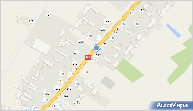 Ceranów, Ceranów, 154, mapa Ceranów