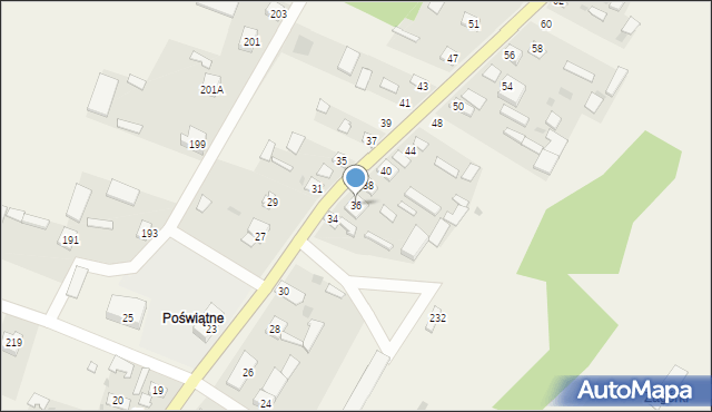 Ceranów, Ceranów, 36, mapa Ceranów