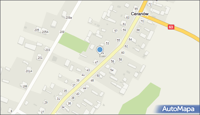 Ceranów, Ceranów, 49, mapa Ceranów