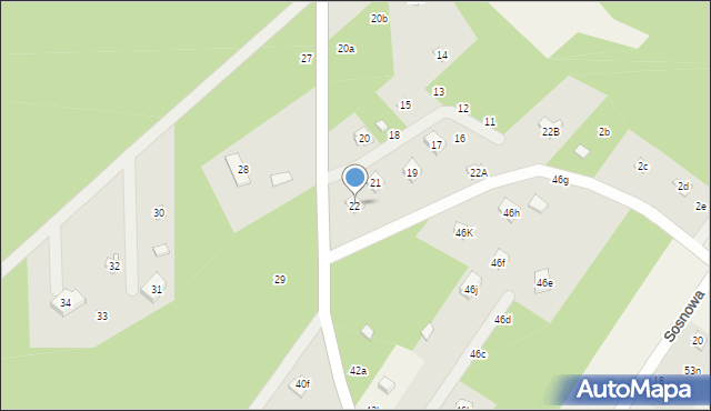 Cesarka, Cesarka, 22, mapa Cesarka