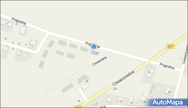 Cesarzowice, Cesarska, 2, mapa Cesarzowice