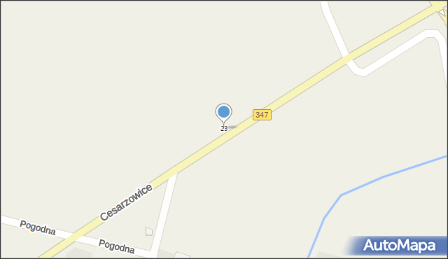 Cesarzowice, Cesarzowice, 23, mapa Cesarzowice