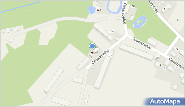 Cesarzowice, Cesarzowice, 78b, mapa Cesarzowice