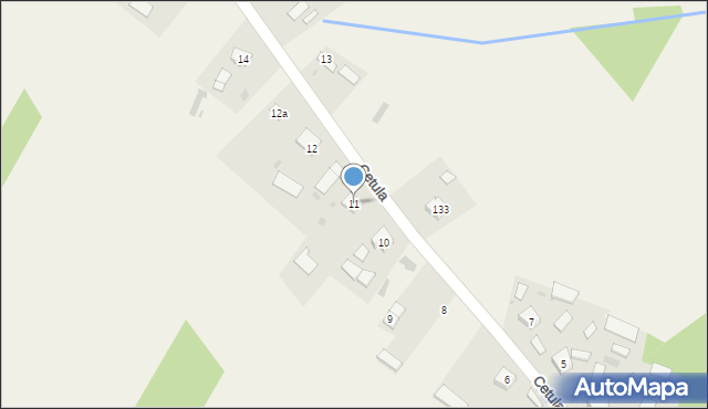 Cetula, Cetula, 11, mapa Cetula