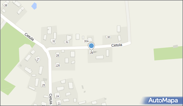 Cetula, Cetula, 29, mapa Cetula