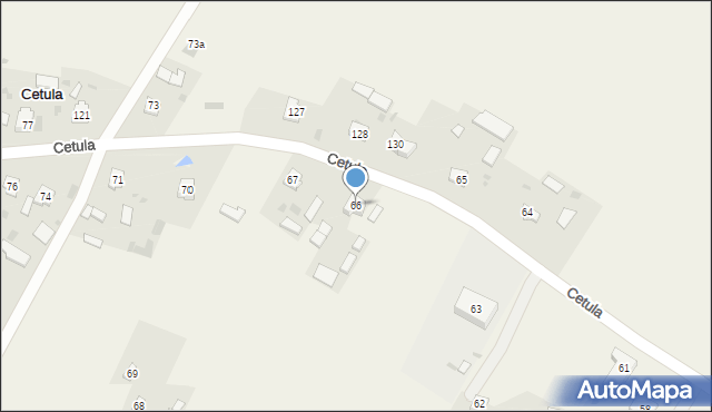 Cetula, Cetula, 66, mapa Cetula