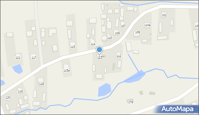 Cewków, Cewków, 113, mapa Cewków