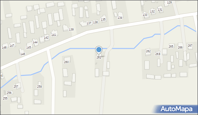 Cewków, Cewków, 261, mapa Cewków