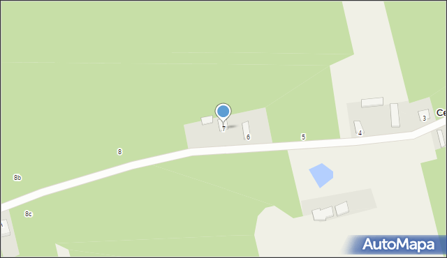Cezarów, Cezarów, 7, mapa Cezarów
