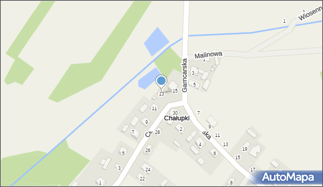 Chałupki, Ceramiczna, 13, mapa Chałupki