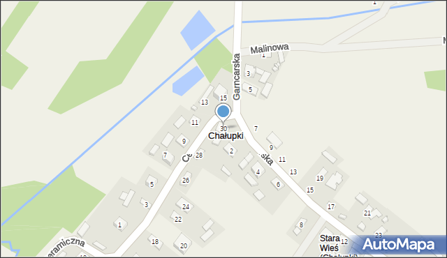 Chałupki, Ceramiczna, 30, mapa Chałupki