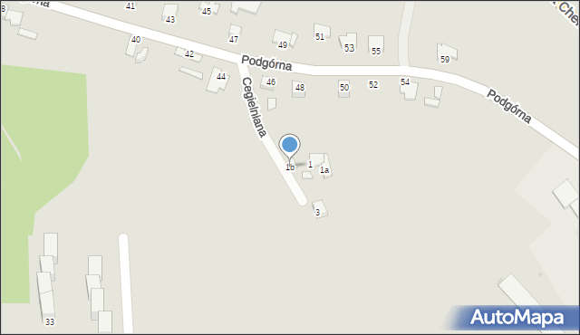 Chełmno, Cegielniana, 1b, mapa Chełmno