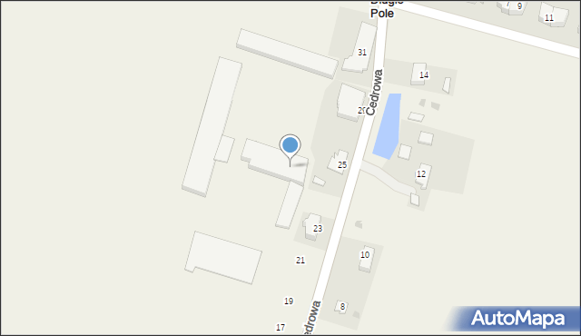 Długie Pole, Cedrowa, 27, mapa Długie Pole