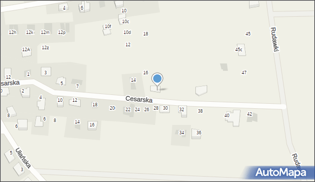 Dobra, Cesarska, 13, mapa Dobra