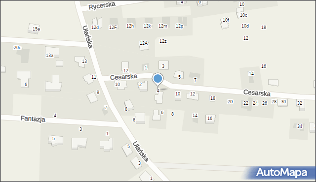 Dobra, Cesarska, 4, mapa Dobra