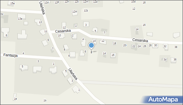 Dobra, Cesarska, 8, mapa Dobra