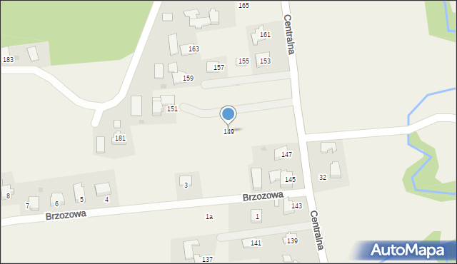 Frydrychowice, Centralna, 149, mapa Frydrychowice
