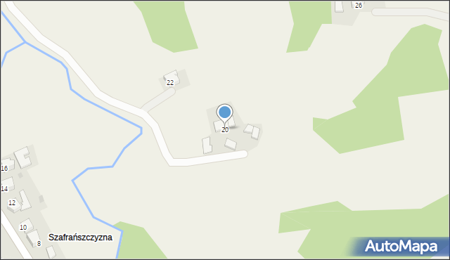 Frydrychowice, Centralna, 20, mapa Frydrychowice