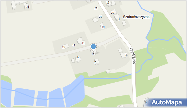 Frydrychowice, Centralna, 5, mapa Frydrychowice