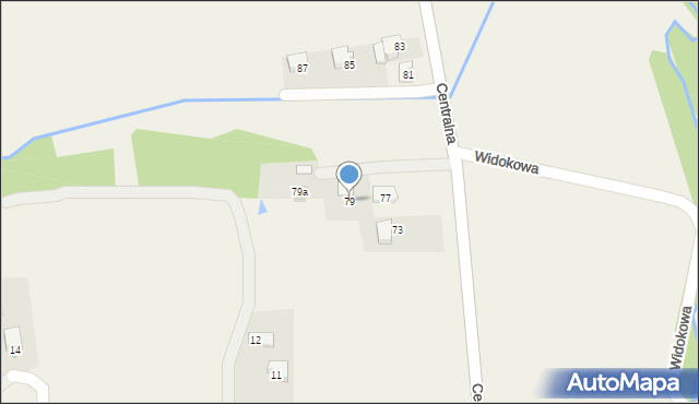 Frydrychowice, Centralna, 79, mapa Frydrychowice
