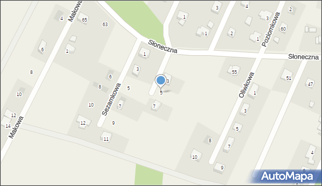 Gałów, Cedrowa, 5, mapa Gałów