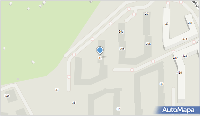 Gdańsk, Cedrowa, 31, mapa Gdańska