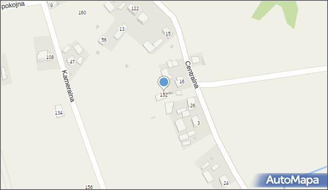 Głęboka, Centralna, 240, mapa Głęboka