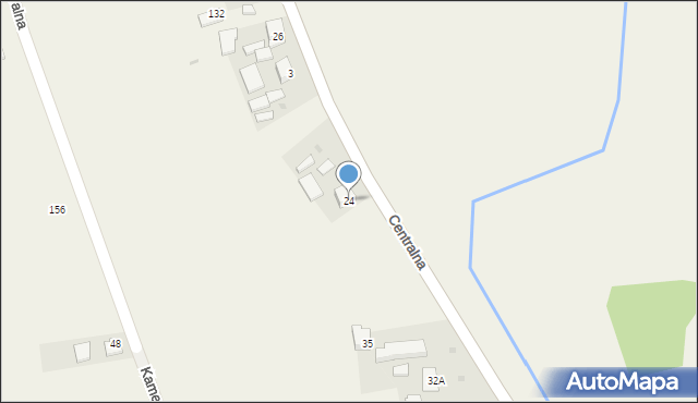 Głęboka, Centralna, 254, mapa Głęboka