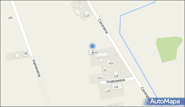 Głęboka, Centralna, 264, mapa Głęboka