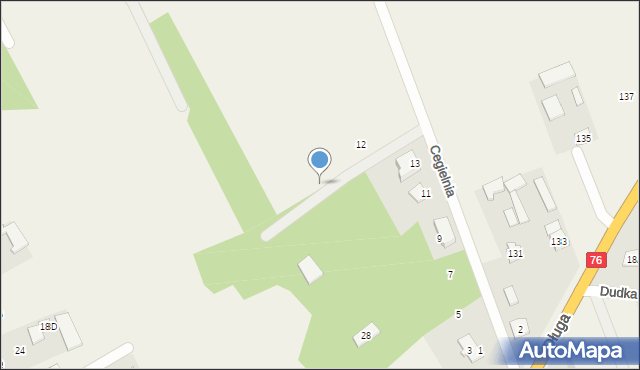 Głosków, Cegielnia, 14, mapa Głosków