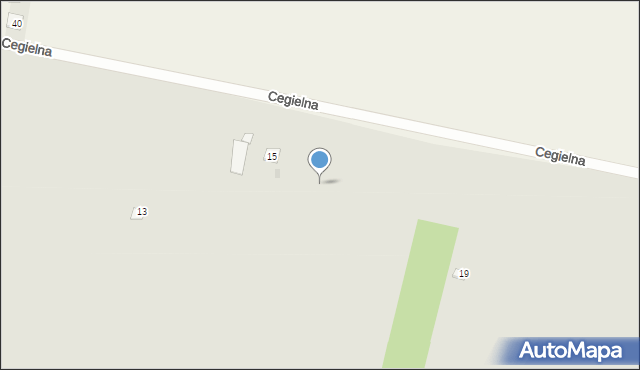 Gniewkowo, Cegielna, 15a, mapa Gniewkowo