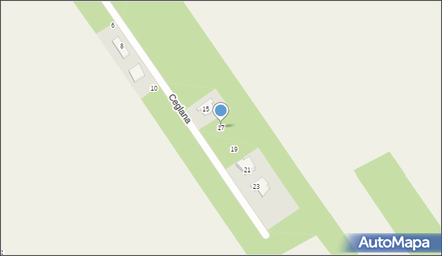 Gołków, Ceglana, 17, mapa Gołków