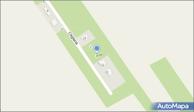 Gołków, Ceglana, 19, mapa Gołków