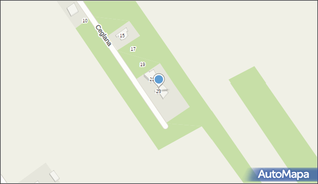 Gołków, Ceglana, 23, mapa Gołków