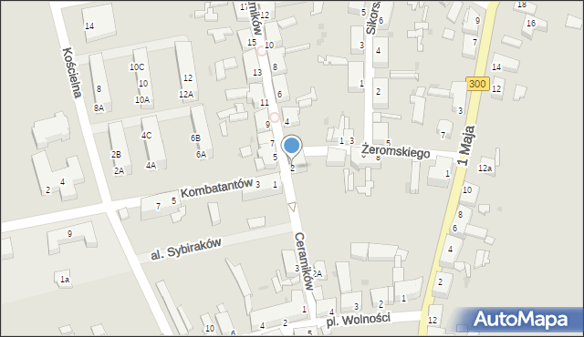 Gozdnica, Ceramików, 2, mapa Gozdnica