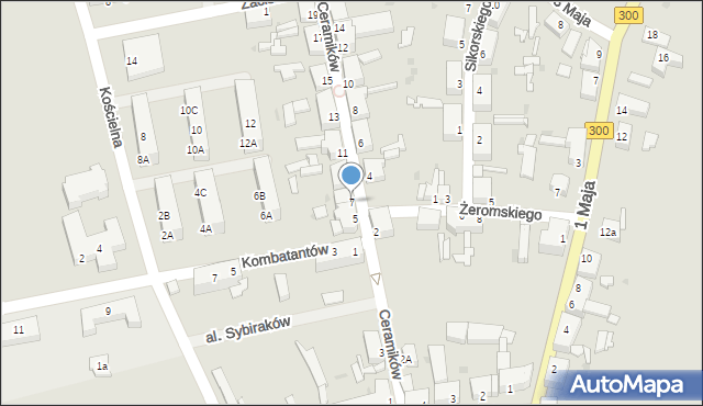 Gozdnica, Ceramików, 7, mapa Gozdnica