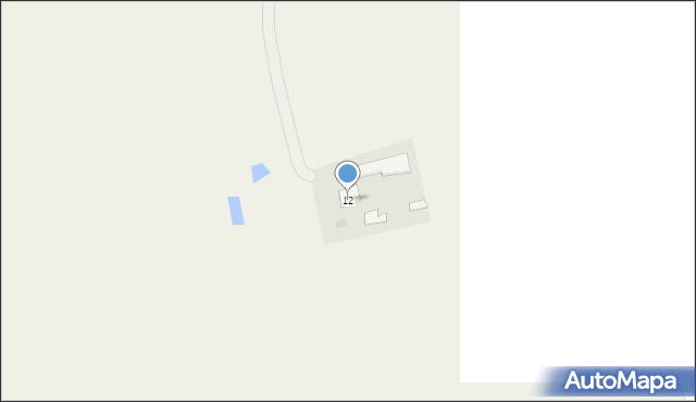 Grabiny-Zameczek, Cedrowa, 12, mapa Grabiny-Zameczek