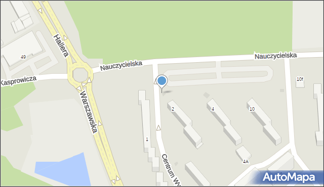 Grudziądz, Centrum Wyszkolenia Kawalerii, 1a, mapa Grudziądza