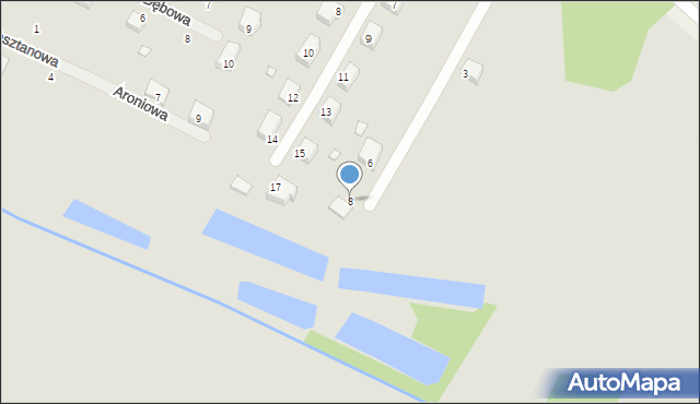 Gryfice, Cedrowa, 8, mapa Gryfice