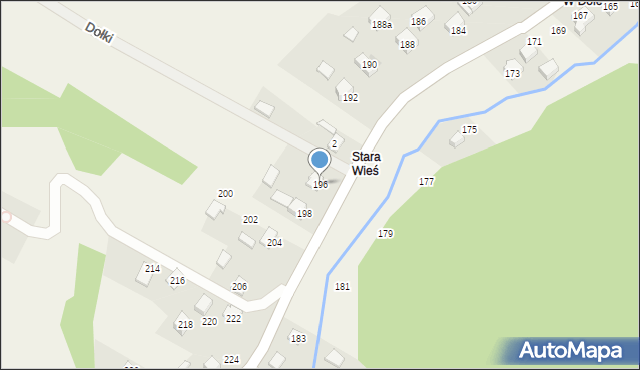 Jerzmanowice, Centralna, 196, mapa Jerzmanowice