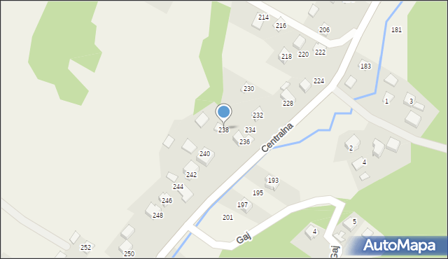 Jerzmanowice, Centralna, 238, mapa Jerzmanowice