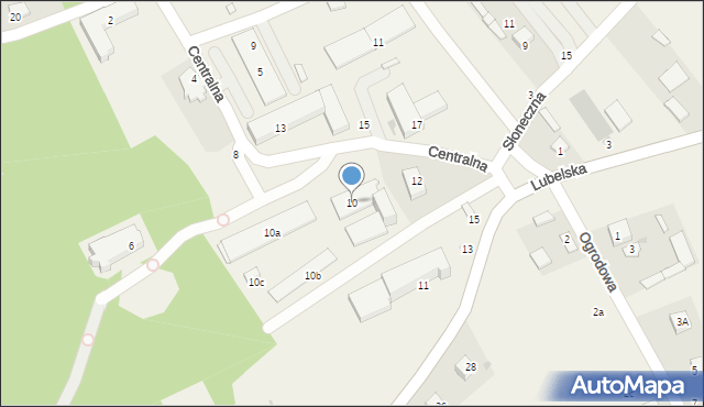 Karczmiska Pierwsze, Centralna, 10, mapa Karczmiska Pierwsze