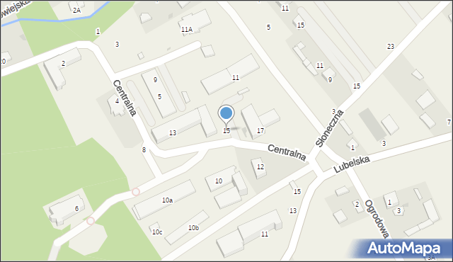 Karczmiska Pierwsze, Centralna, 15, mapa Karczmiska Pierwsze