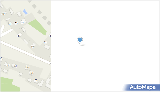 Kępie Zaleszańskie, Centralna, 69, mapa Kępie Zaleszańskie