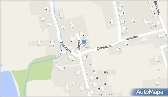 Kobiernice, Centralna, 1, mapa Kobiernice