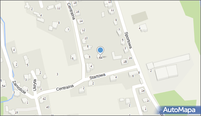 Kobiernice, Centralna, 6A, mapa Kobiernice