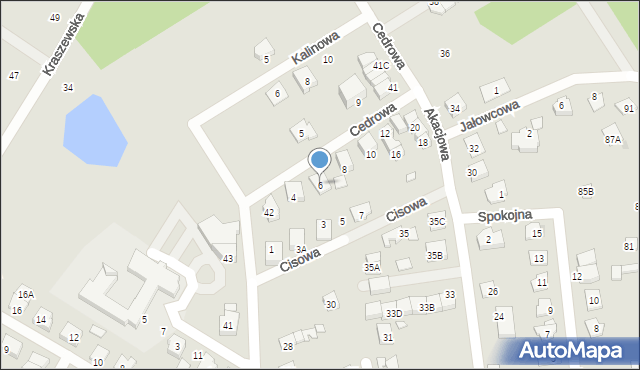 Kobyłka, Cedrowa, 6, mapa Kobyłka