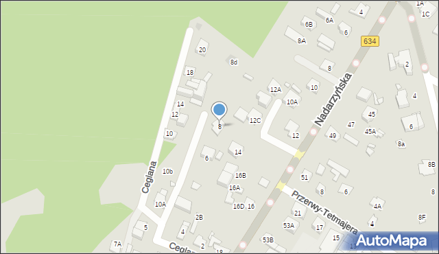 Kobyłka, Ceglana, 8, mapa Kobyłka