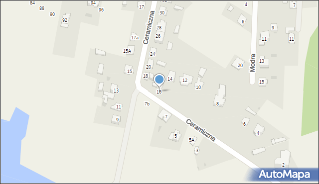 Korwinów, Ceramiczna, 16, mapa Korwinów