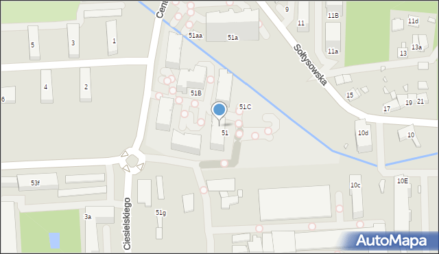 Kraków, Centralna, 1, mapa Krakowa